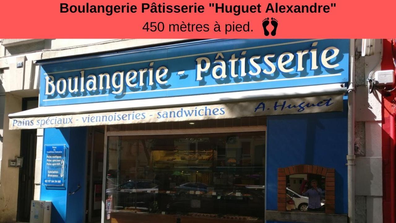 Centre Ville - Lumineux - Fibre Internet Haut Debit - Route Des Plages Lorient Exterior photo